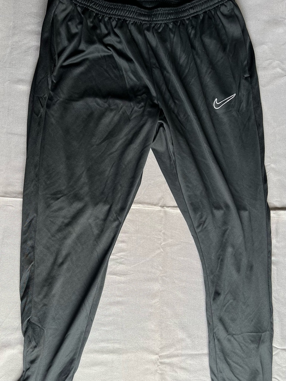 Nike Black Kids' Athletic Joggers with White Swoosh